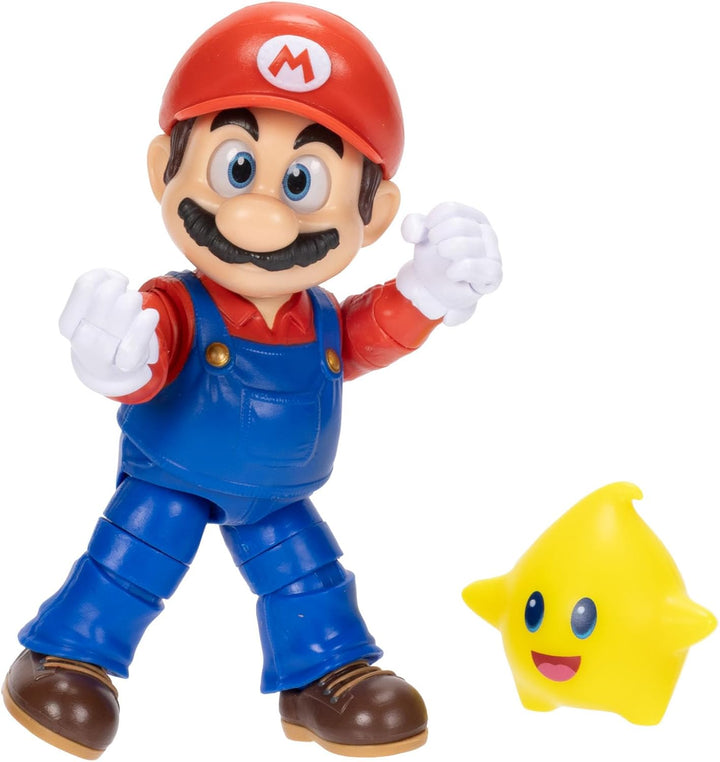 „Super Mario Galaxy“-Film: Mario-Actionfigur (12,7 cm) mit Zubehör, offiziell lizenziert von Jakks P