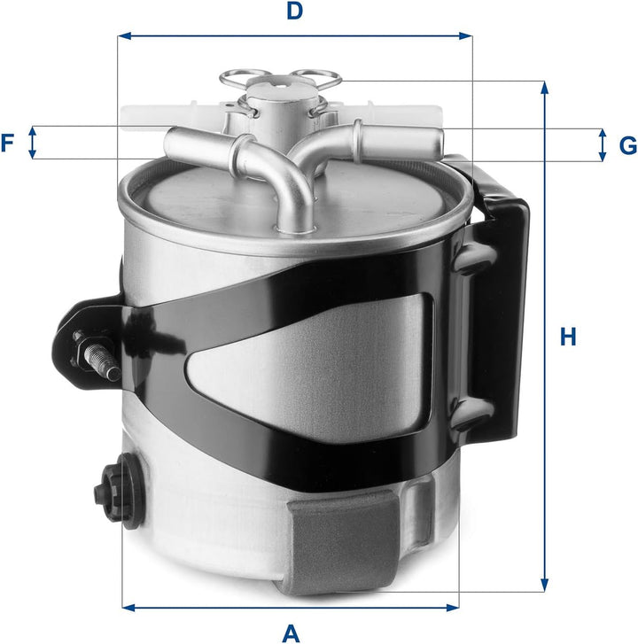 Ufi Filters 55.430.00 Dieselfilter für Autos