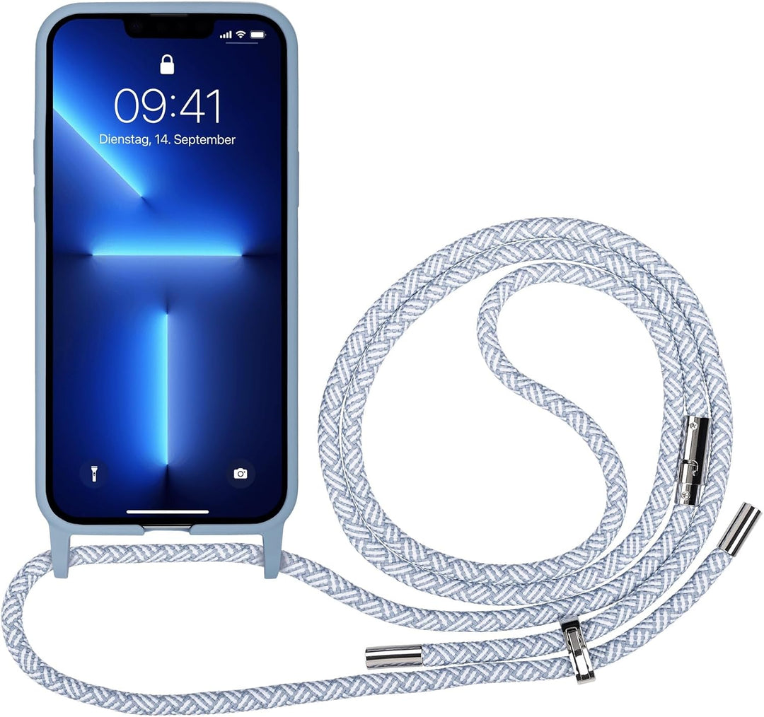 Artwizz HangOn Case kompatibel mit [iPhone 13 Pro Max] - Elastische Schutzhülle aus Silikon als Hand