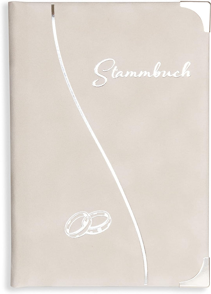 Stammbuch der Familie grau Onada Klemmschiene Stammbuch Hochzeit