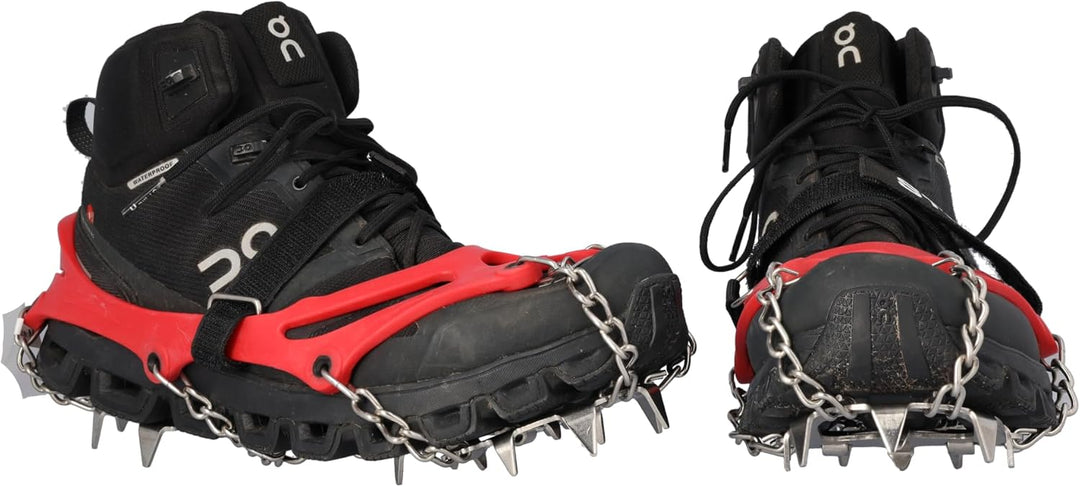 STUBAI Grödel für Wander-Schuhe | Mount Track | Antirutsch-Schuhkrallen aus Edelstahl für Winter, ru