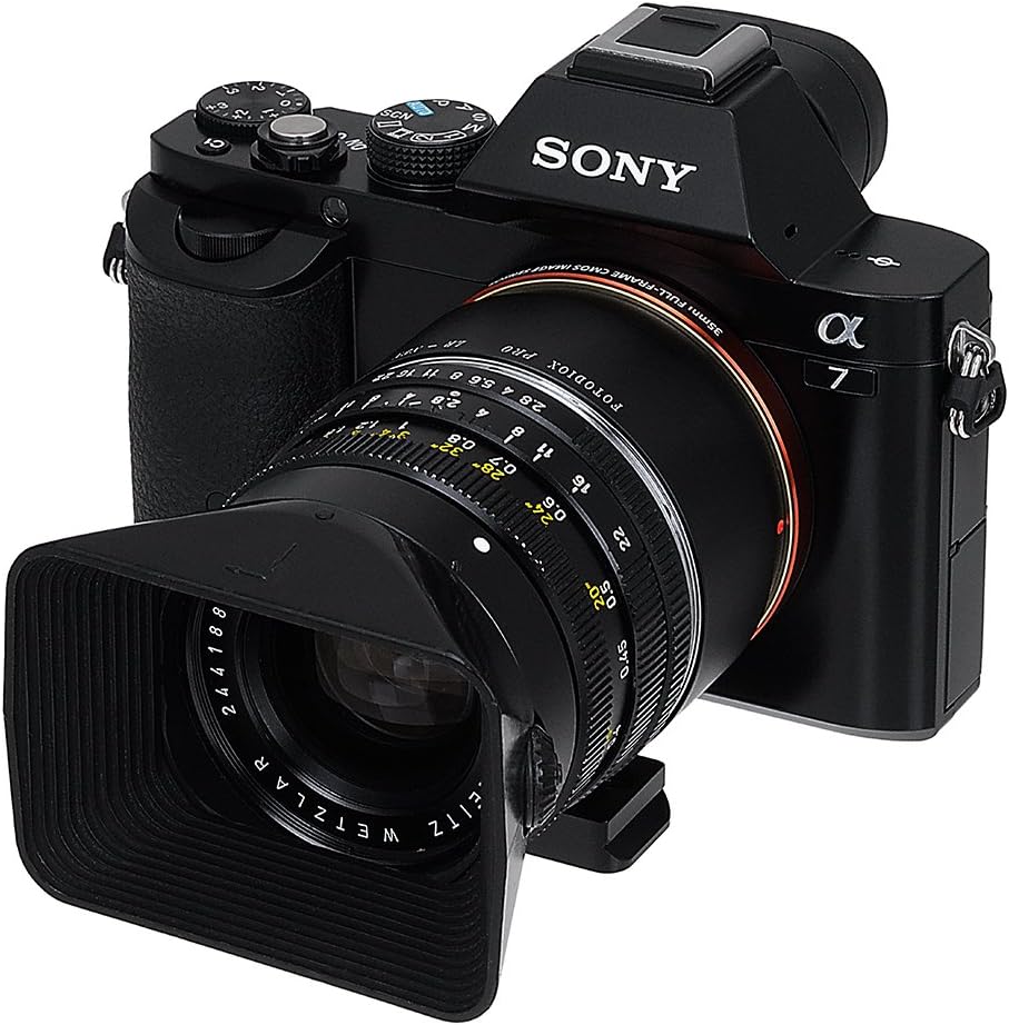 Fotodiox Pro Lens Mount Adapter Compatible with Leica R Lenses on Sony E-Mount Cameras Leica R PRO,