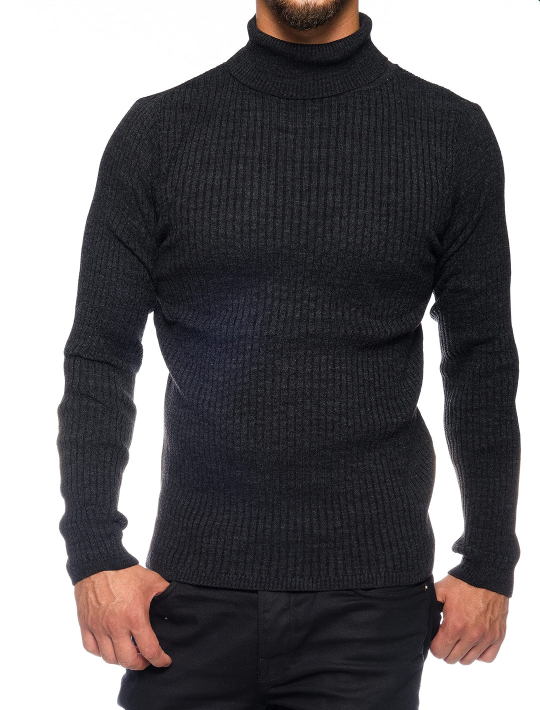 Karl´s People Herren Rollkragen-Pullover Herren Rolli S-5 XL • Rollkragenpullover für Herren mit Str