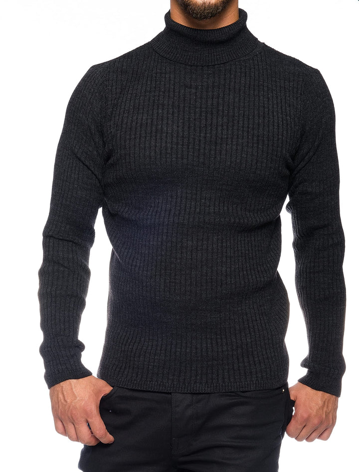 Karl´s People Herren Rollkragen-Pullover Herren Rolli S-5 XL • Rollkragenpullover für Herren mit Str