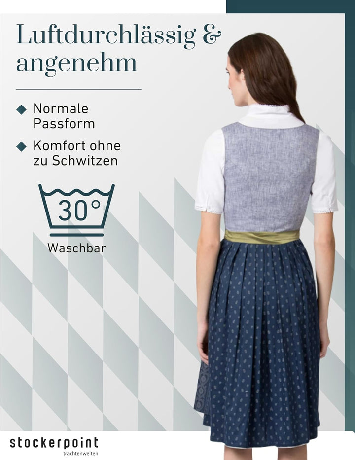 Stockerpoint Damen Eleen Kleid 40 Dunkelblau, 40 Dunkelblau
