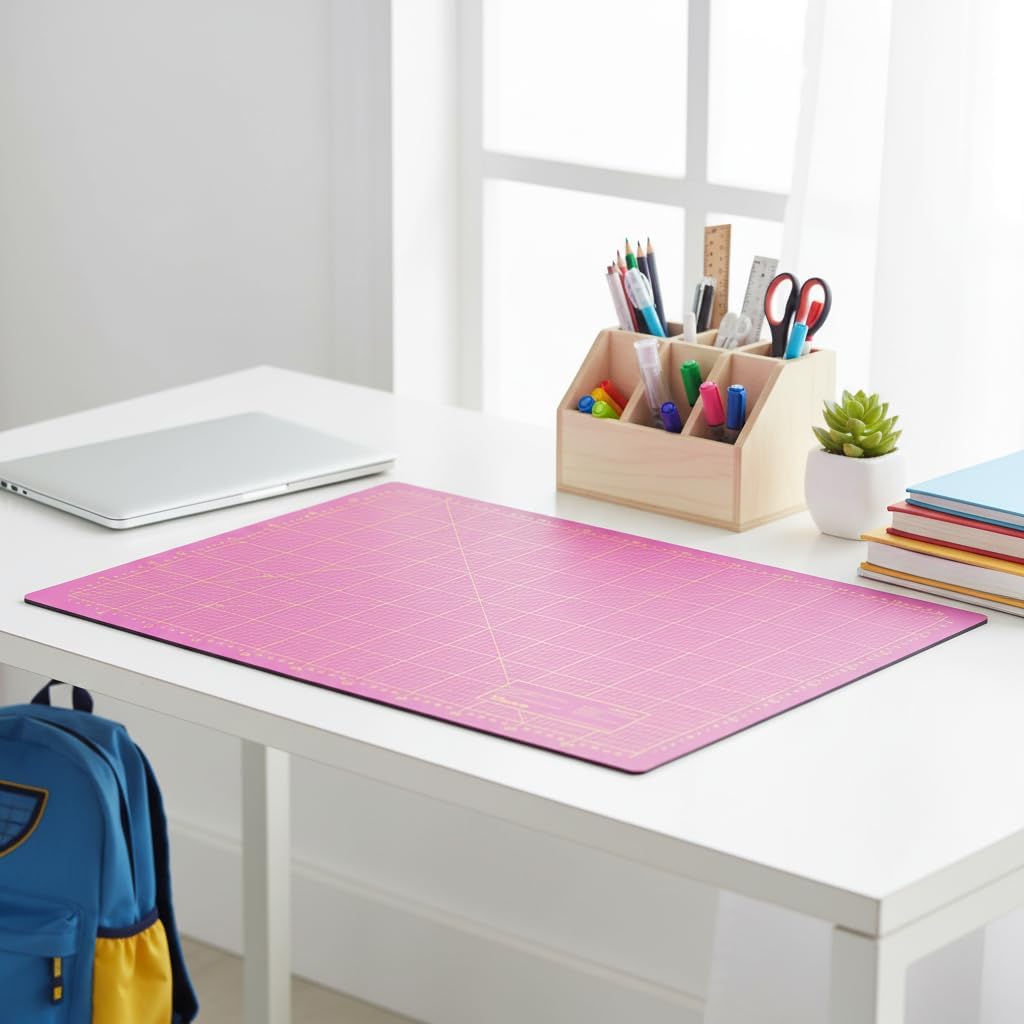 Schneidematte Violett Pink 100x150cm 3-lagig Schneidematte XXL selbstheilend - Bastelunterlage - Sch