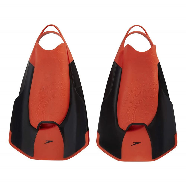 Speedo Unisex Erwachsene Fastskin Kickfin Kick Fin 3/4 Schwarz/Siren Rot, 3/4 Schwarz/Siren Rot