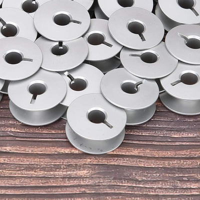 Spulenkapsel, 100 Stück 55623A Aluminiumspulen Schlitz, Industrienähmaschinenteile für Universal für
