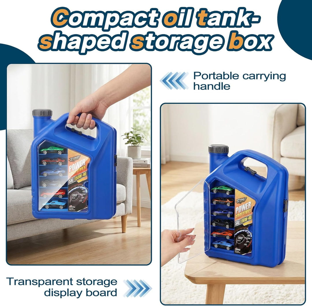 Spielzeugauto-Trackset, Rennauto Spielzeug Kraftstofftank Rennstrecke für Kinder, Rennstrecke Auto S