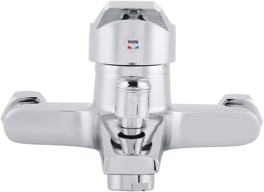 Oumefar Safe Shower Faucet Mixer Einfach zu installierende Wand-Duschmischung Wasserhahn Badewanne W
