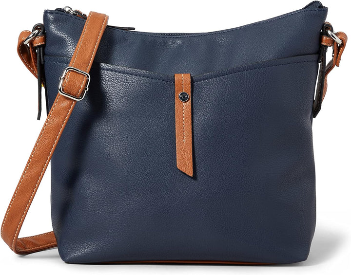 TOM TAILOR bags Novara Damen Umhängetasche Crossbody Bag 28 x 8,5 x 25 Dark Blue, 28 x 8,5 x 25 Dark