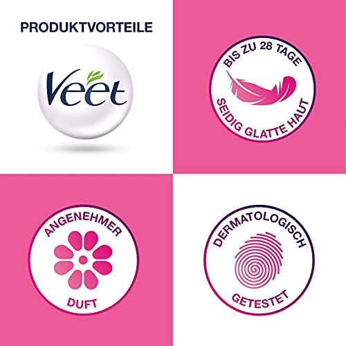 Veet Spawax elektrisches Warmwachs Set - 1x Warmwachs-Gerät, 6x