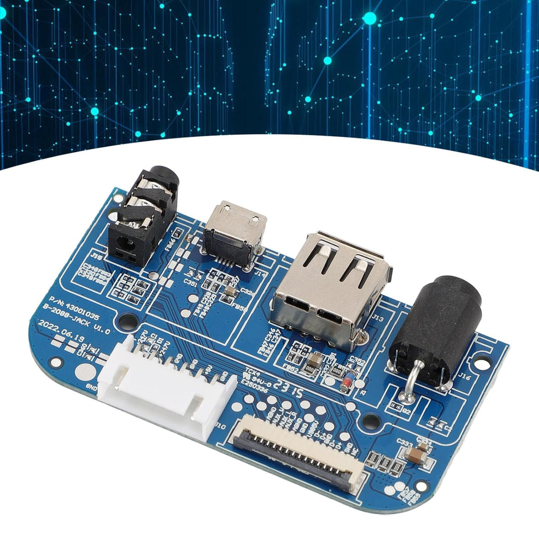 VBESTLIFE USB-Ladeanschlussplatine für Boombox 2 ND-Lautsprecher, USB2.0 AC2.5-Buchsenplatine, Lauts