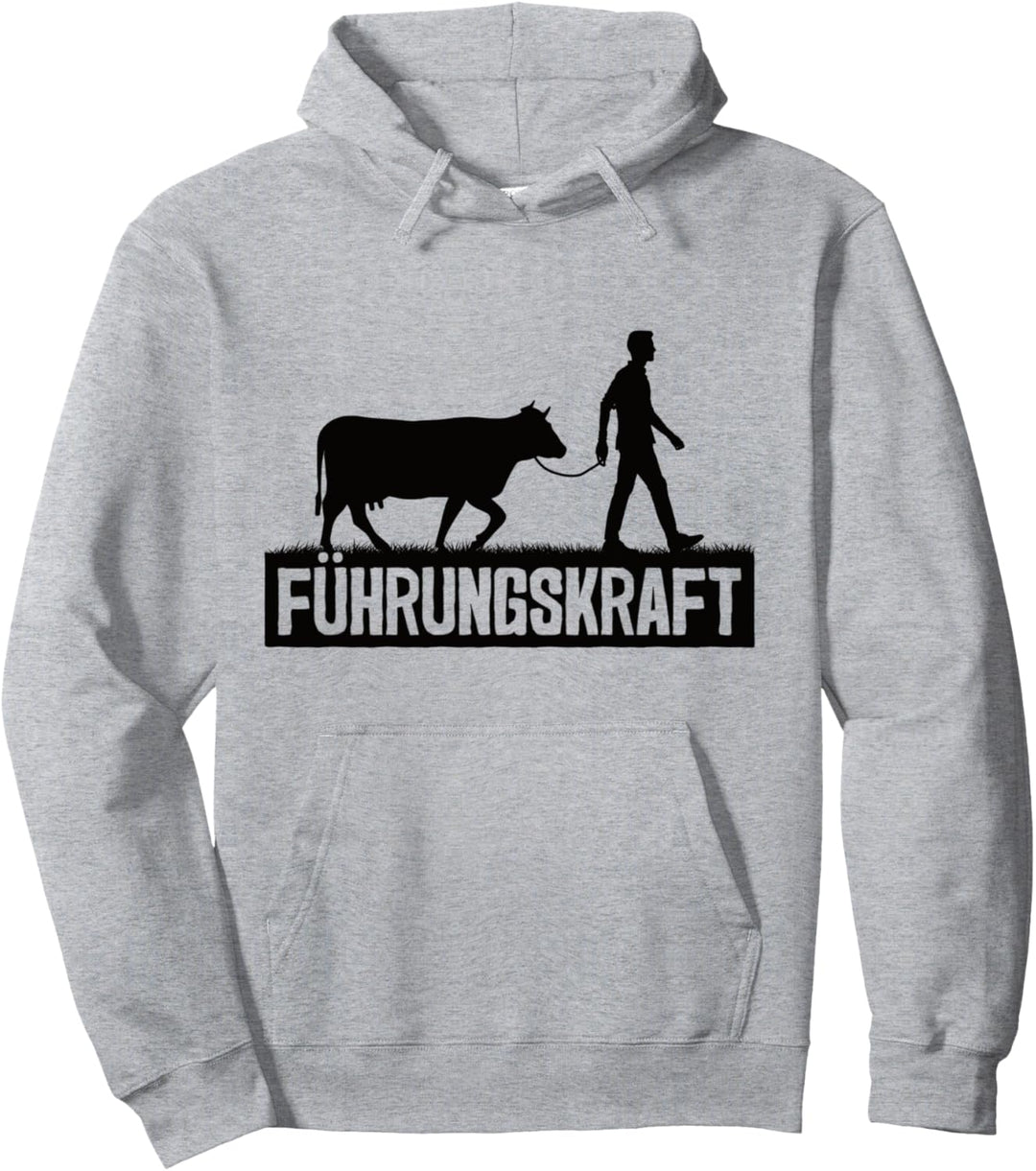 Führungskraft Kuh Führen Landwirtschaft Viehzucht Kühe Pullover Hoodie