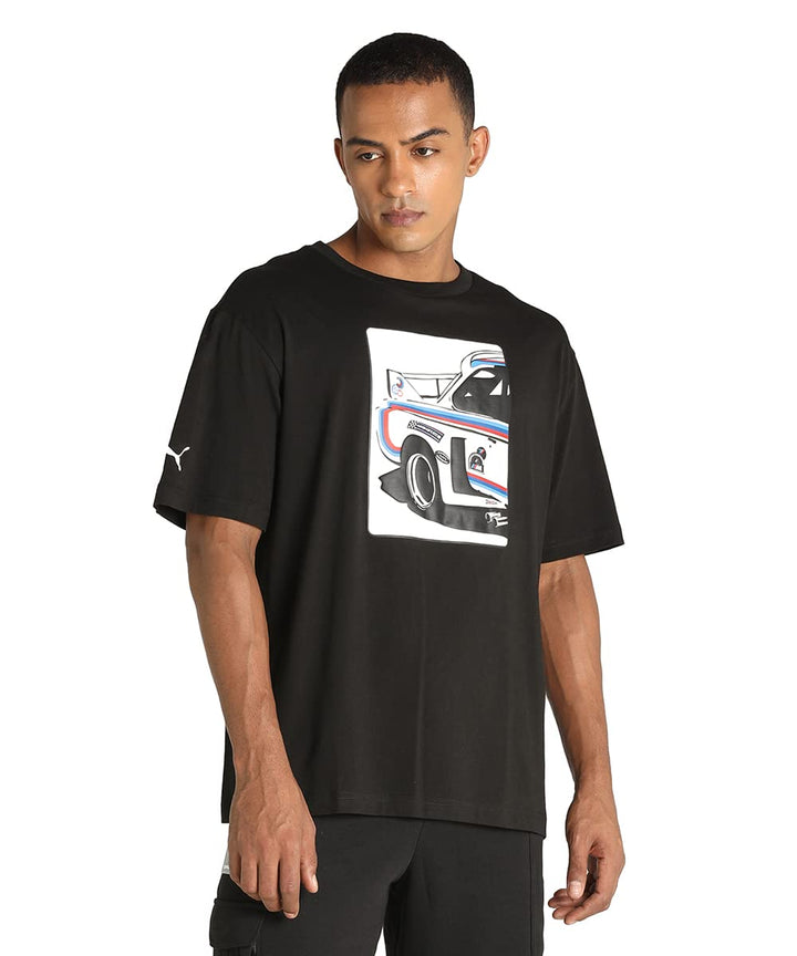 PUMA BMW MMS Statement Graphic T-Shirt Cotton Black M