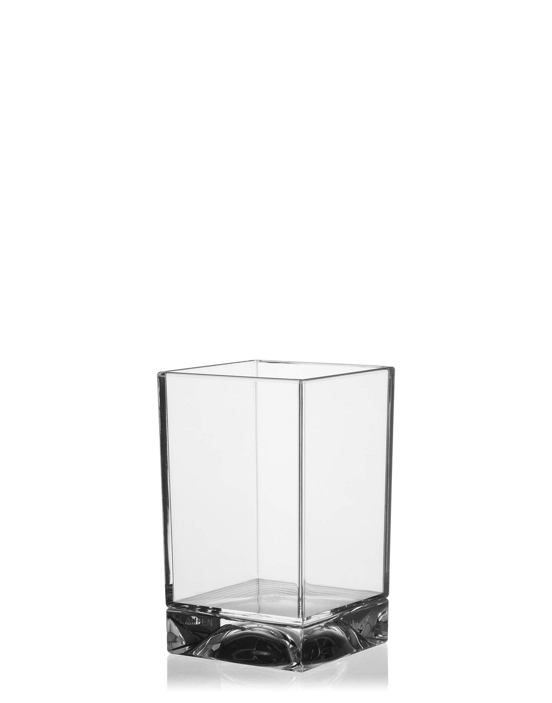Kartell Boxy Zahnbürstenhalter, Plastik, Transparent, 7 x 7 x 12 cm Porta spazzolino Cristallo, Port
