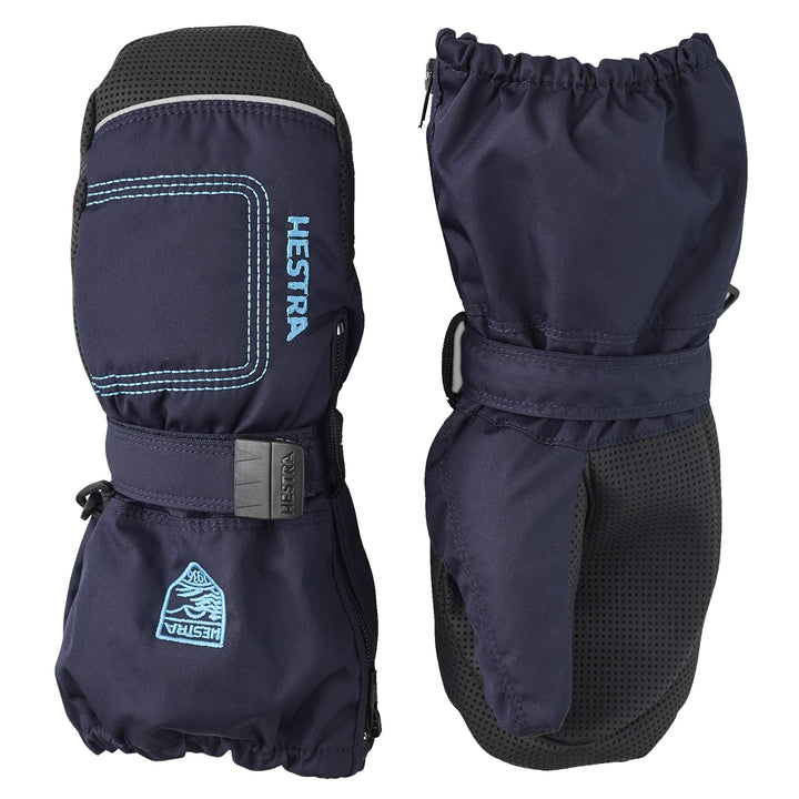 Hestra – Babyhandschuhe, Unisex, lang, mit Reissverschluss dunkles marineblau 3, dunkles marineblau