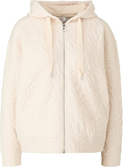 s.Oliver Damen Sweatshirt Jacke 42 Beige, 42 Beige