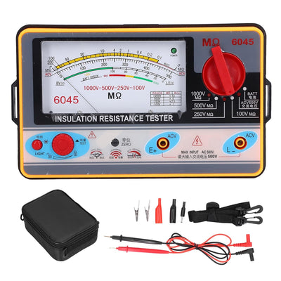 TY6045 Isolationswiderstandstester mit Klarem Zifferblatt-Display Selbstsichernde Halterung Elektrik