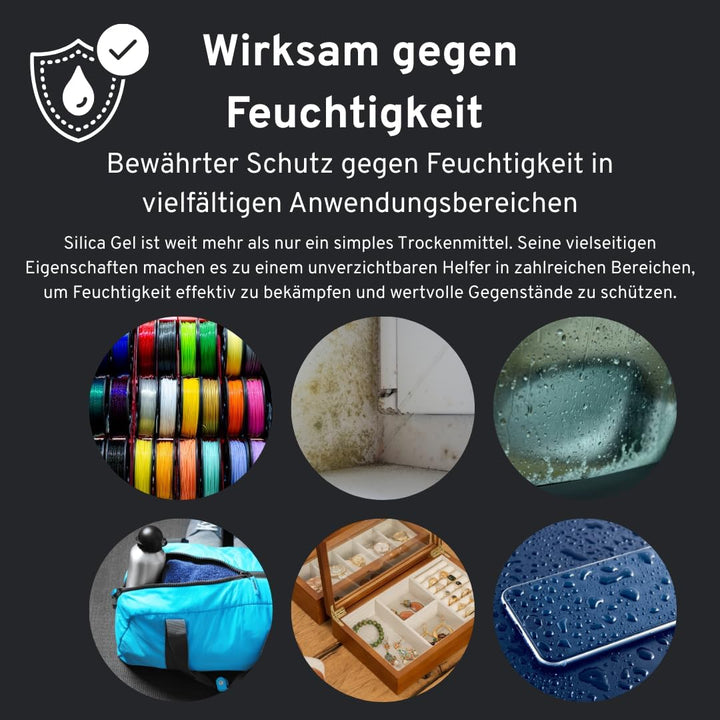 4 kg Silica Gel Orange Trockenmittel Indikator grün regenerierbar Entfeuchter (4 KG), 4 KG