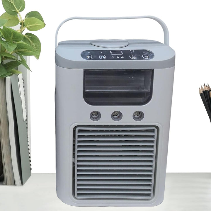 Ventilator Mit Luftkühlung,Tragbarer Luftkühl Ventilator Mit Nebelsprühfunktion | Tisch Luftbefeucht