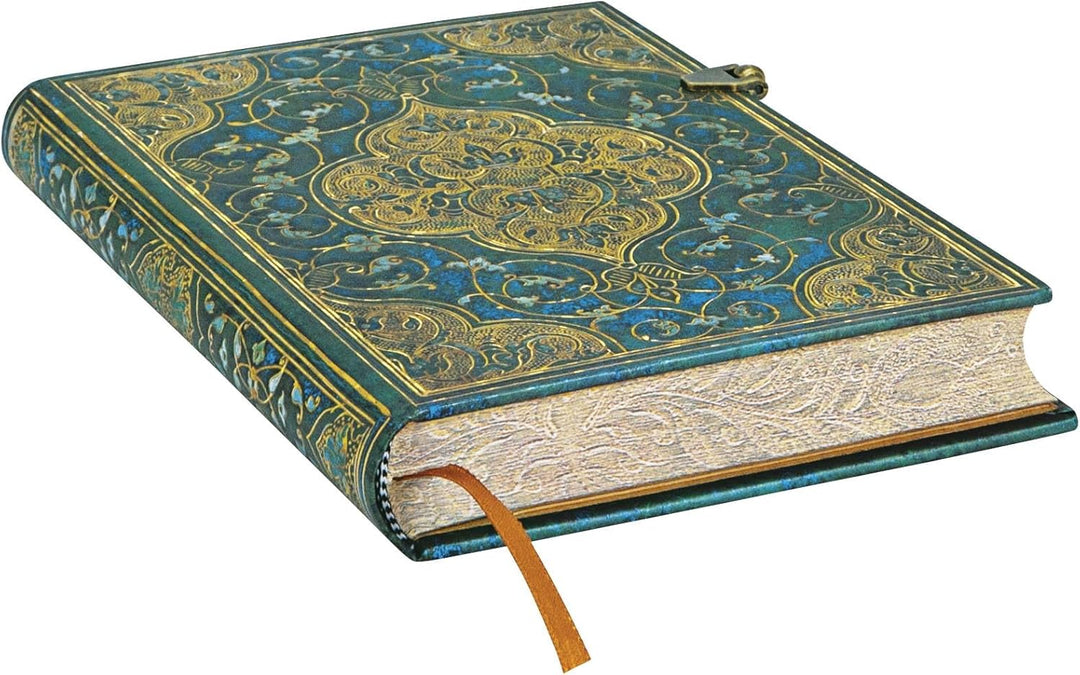 Paperblanks Chroniken PB3214-4 in Türkis Notizbuch Midi Liniert, Midi (180 x 130) Midi (180 x 130) L