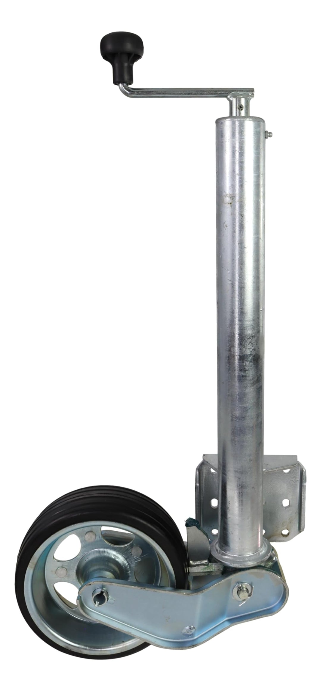 Automatik Stützrad Schwerlast 500kg Ø60mm extra Lang PKW Anhänger Spornrad 232x80mm Wohnanhänger Car