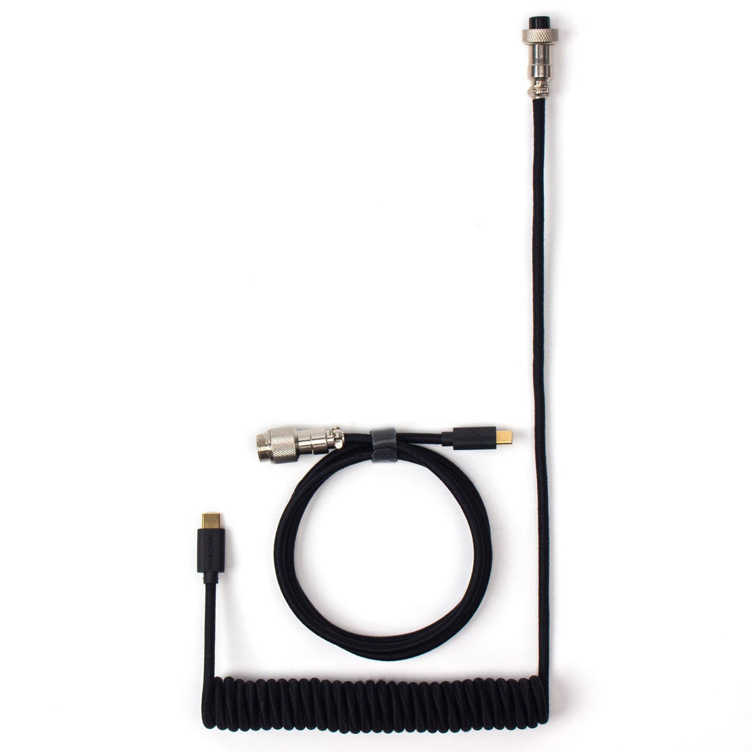 Key Custom Coiled Cable Black Cab-B