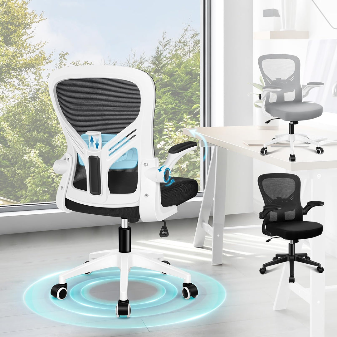 ALFORDSON Netzstoff Bürostuhl Mesh Chefsessel, Ergonomischer Schreibtischstuhl Neigeverstellung, Hoc
