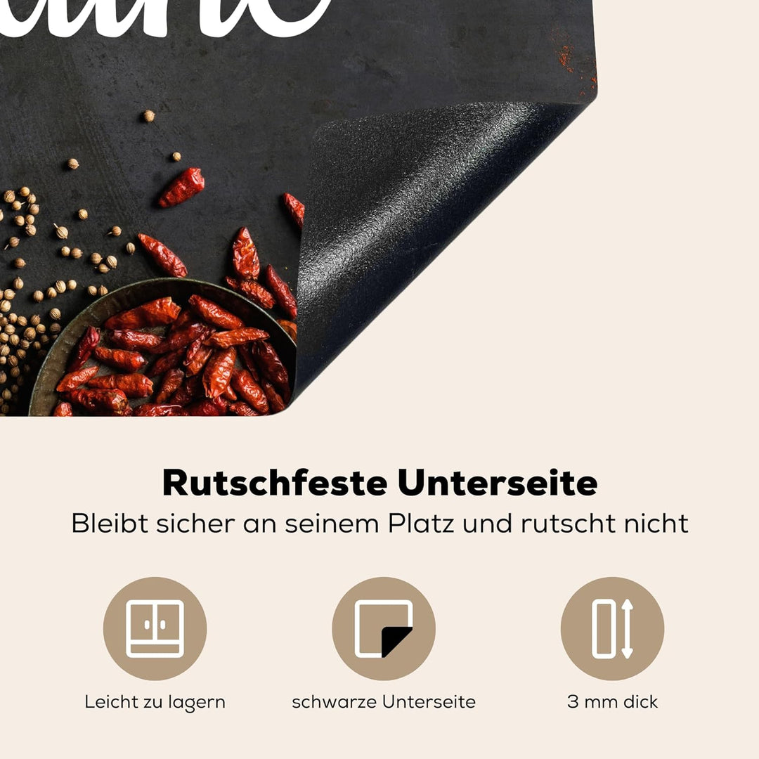 KitchenYeah© Herdabdeckplatte Personalisiert Einteilig Ceranfeld Abdeckplatte Küche Deko Ceranfeldab