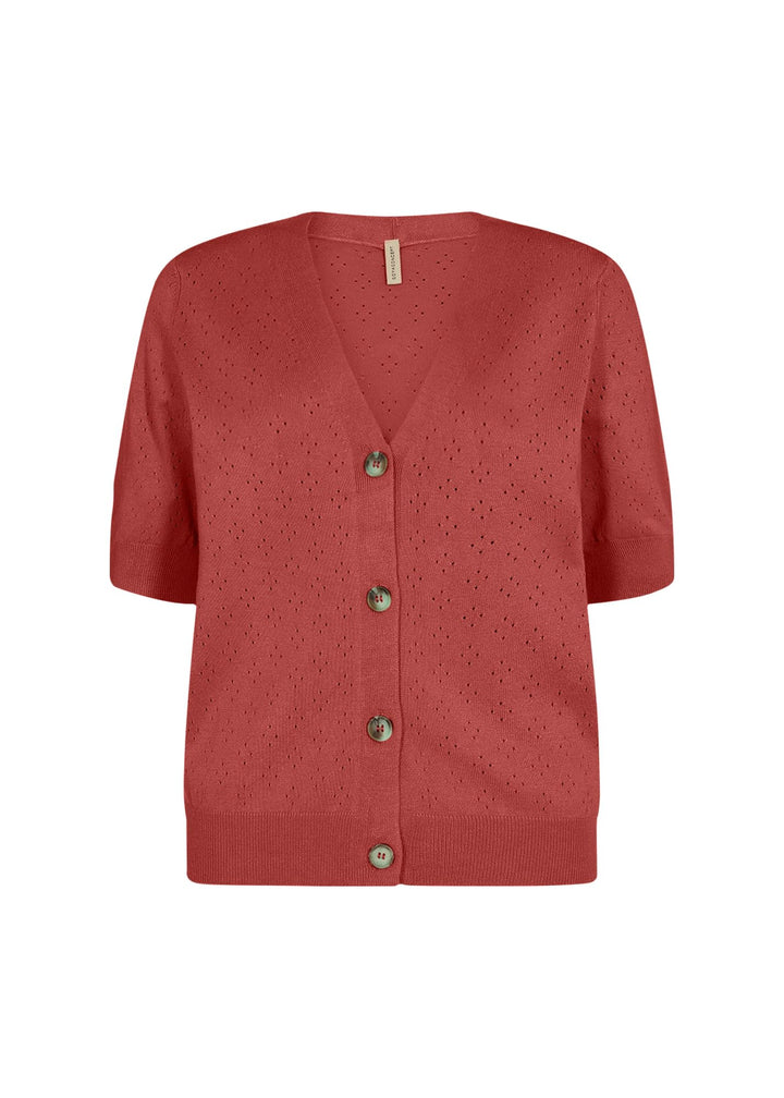 SOYACONCEPT Damen SC-Dollie 735 Strickjakke S Rot, S Rot