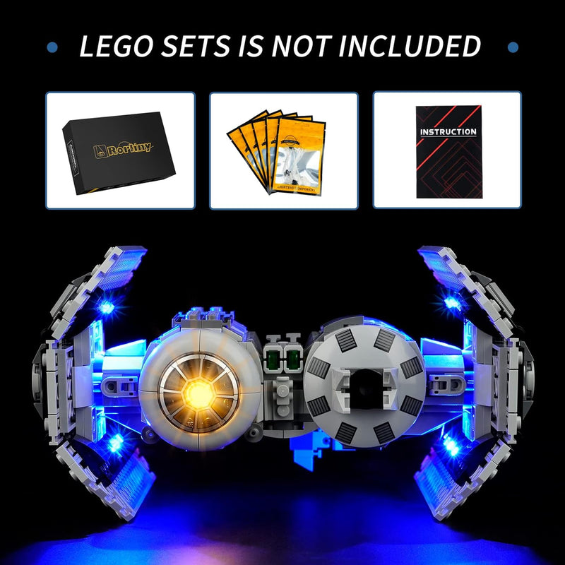 cooldac LED Licht-Kit für Lego 75347 Star Wars TIE Bombe Modellbausatz, Led Beleuchtungs Set Kompati