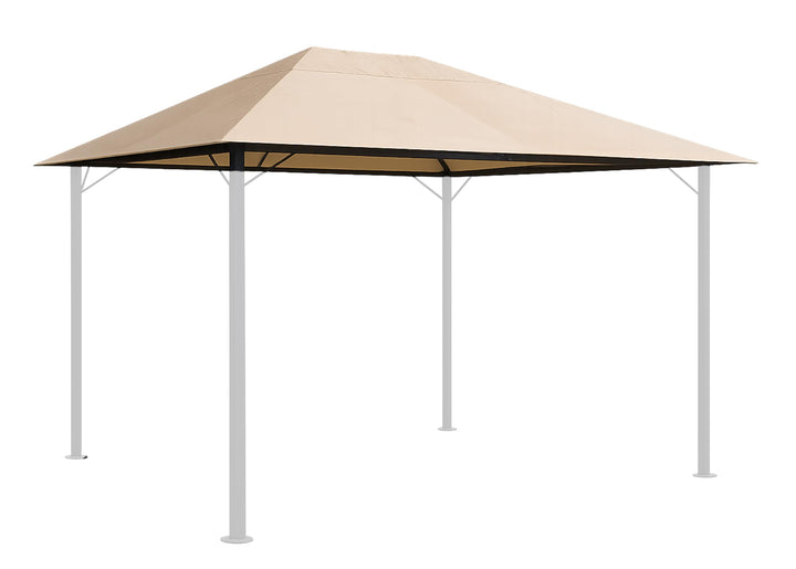 QUICK STAR Ersatzdach 250g Garten Pavillon 3x4m Sand Antik Pavillondach Ersatzbezug