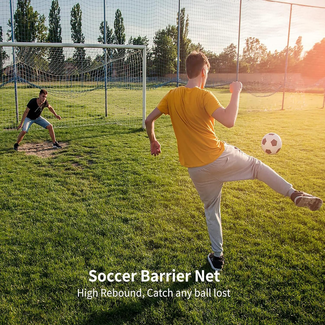 Fussball Ballfang Netz,10 cm Masche,Schutznetze aus Polyethylen,für Spielfelder,Spielplätze,Feldtren