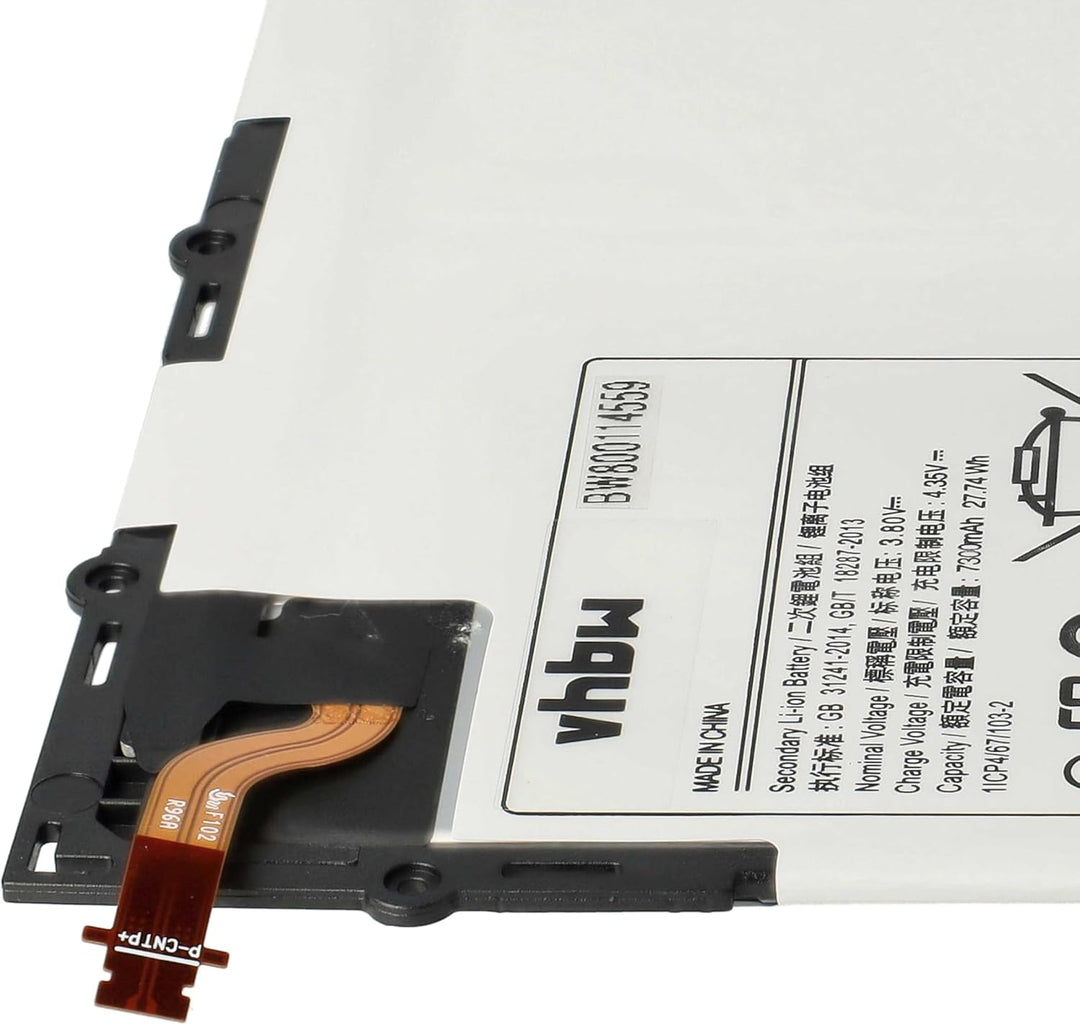 vhbw Akku kompatibel mit Samsung Galaxy Tab SM-P585M, SM-P585N, SM-P585N0, SM-P585Y, SM-T580 Tablet