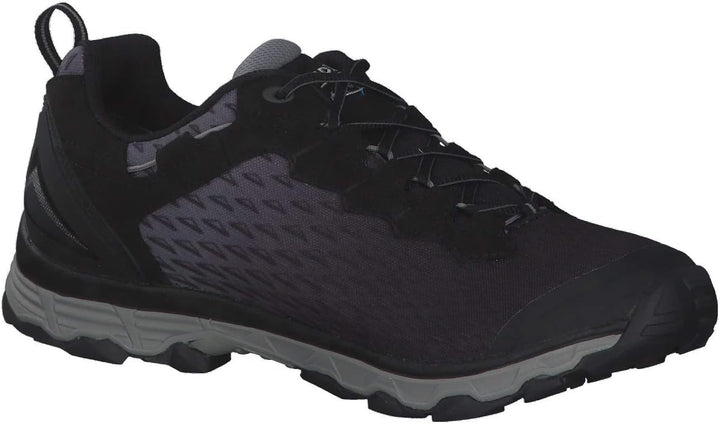 Meindl Activo Sport GTX Herren Wanderschuhe 42.5 EU Schwarz Silber, 42.5 EU Schwarz Silber