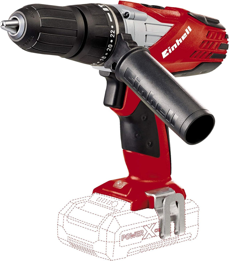 Einhell Akku Schlagbohrschrauber TE-CD 18-2 Li-i Solo Power X-Change (Lithium Ionen, 18 V, 2 Gang, 4