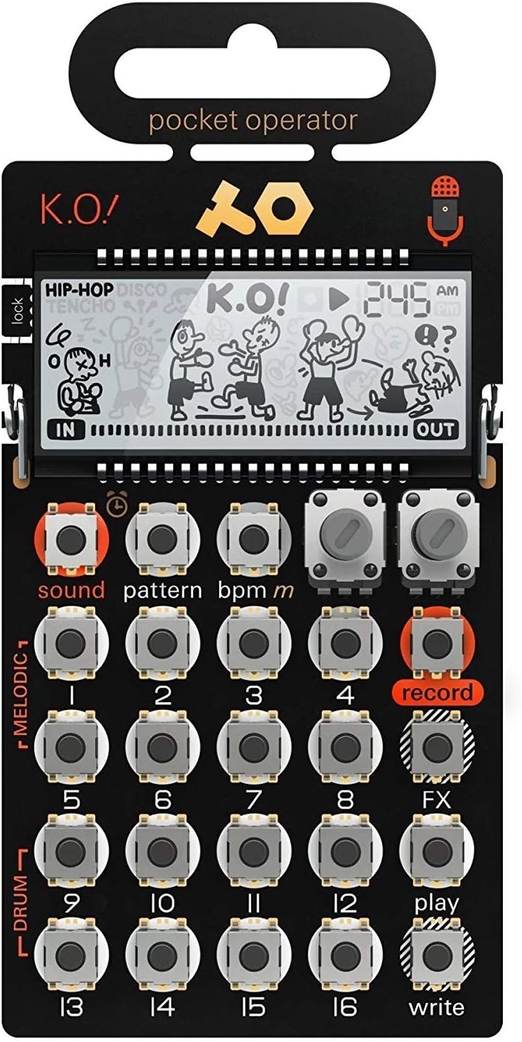 KORG Nu:Tekt NTS-1 Digital Synth Kit & Teenage Engineering PO-33 KO Pocket Operator - Mini Sampler m