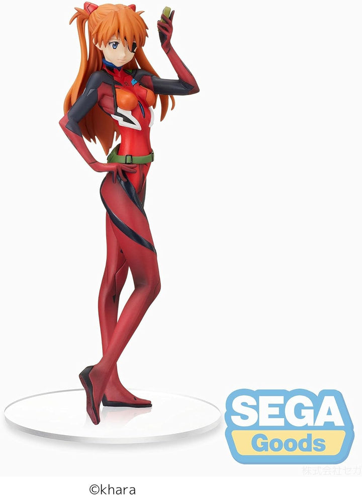 SEGA 3.0+1.0 Thrice Upon a Time SPM PVC Statue Asuka Shikinami Langley 23 cm, SE95560, Mehrfarbig, O
