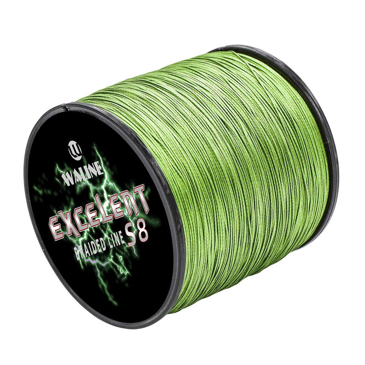 Waline 8 Stränge Super Strong PE Geflochtene Angelschnur 8fach Grün Mehrfarbig 300m 500m Angelschnur