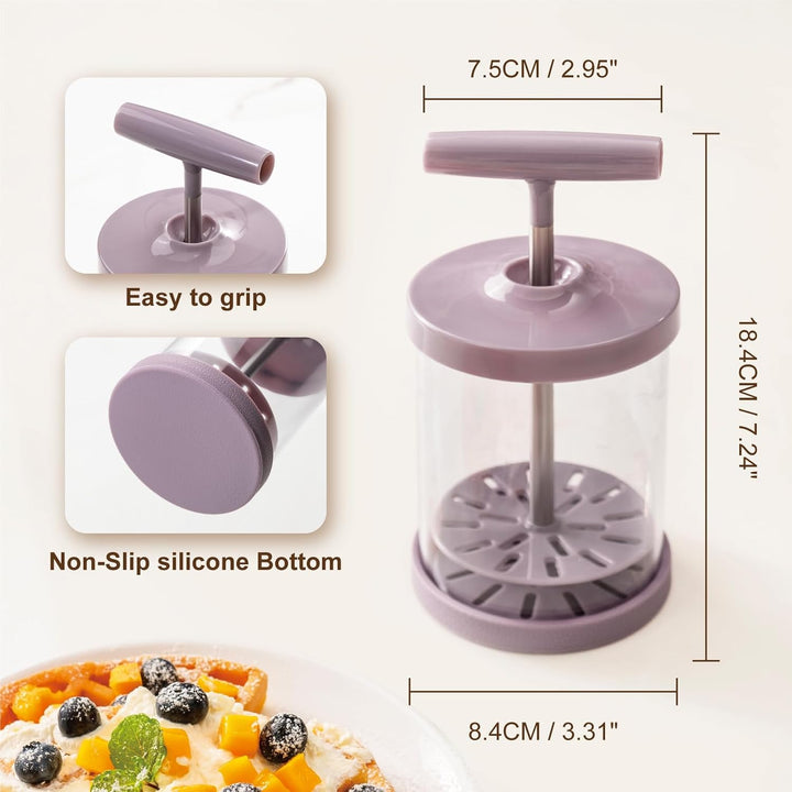 Manueller Schlagsahnespender Handheld DIY Schlagsahnespender Professioneller Sahnebereiter für Gesch