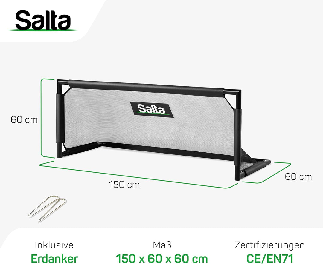 Salta Techniq - Panna Tor - Mini Fussballtor für Kinder und Erwachsene - Inklusive Verankerung - 150