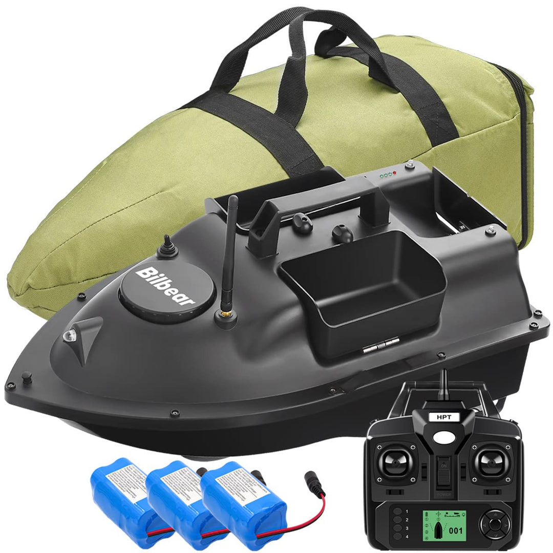 Bilbear GPS Köderboot Futterboot mit Echolot und GPS Köderlieferboot Karpfenfischen Angelköderboot,F