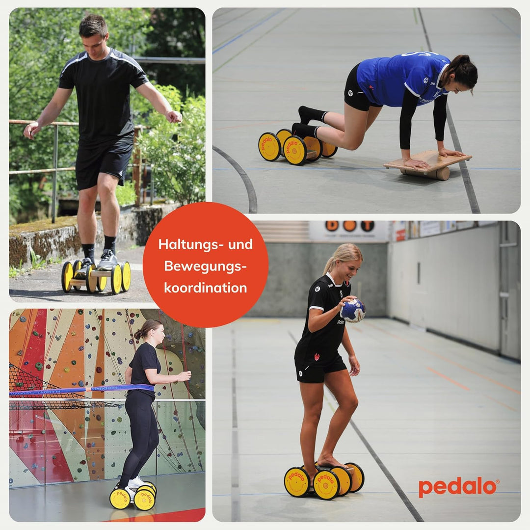pedalo Classic I Doppel I Gleichgewichtstrainer I Koordination I Balance I Rhythmusfähigkeit I Kinde