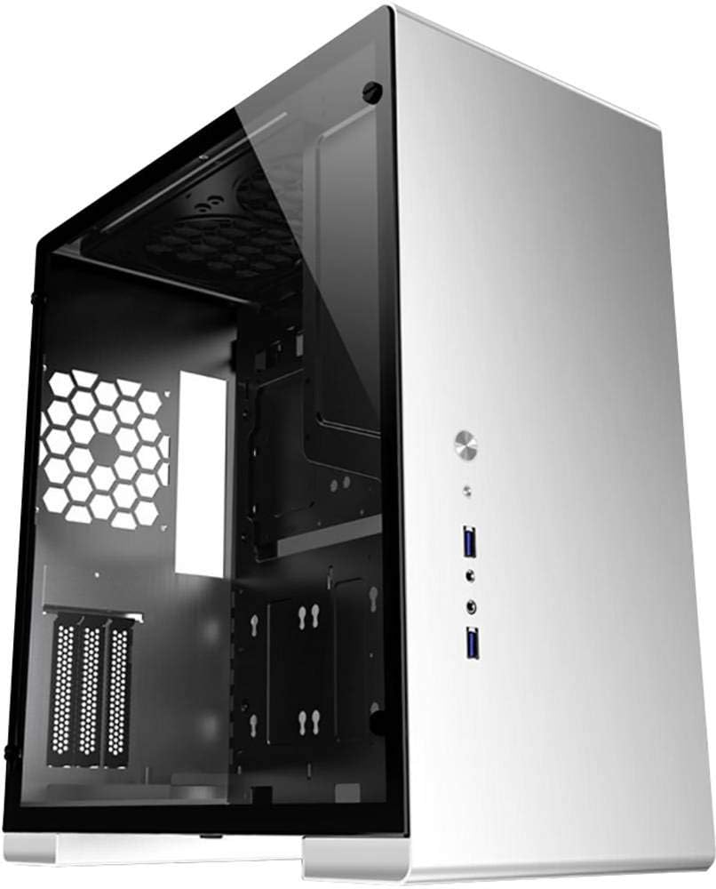 Jonsbo U5S Silver    Midi-Tower PC-Gehaeuse, Gaming-Gehaeuse Silber