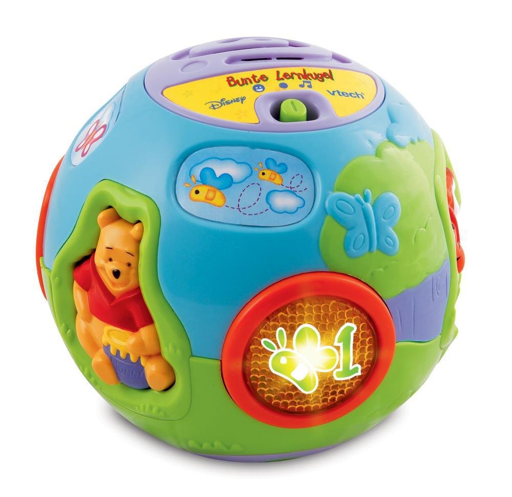 VTech 80-106104 - Winnie Puuhs Bunte Lernkugel Single, Single