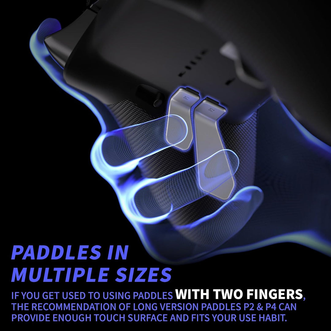 eXtremeRate 6pcs Swift Paddles für Xbox Elite V1/V2/V3 Controller, Austauschbare Ersatz Metall Back
