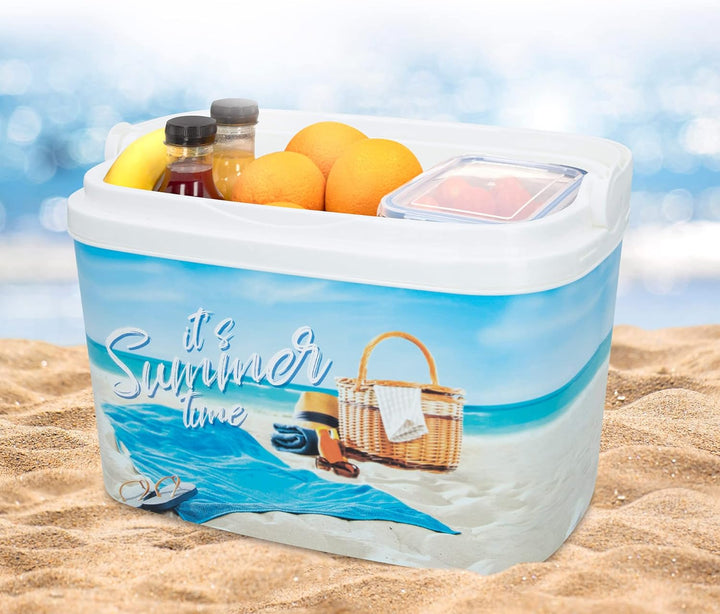AKTIVE 6L starre tragbare Kühlbox (29x19x20,5 cm), idealer Lebensmittelträger für Picknick oder Pick