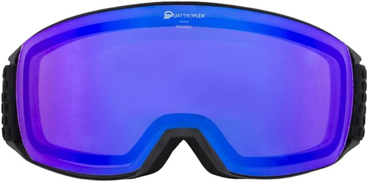 ALPINA NAKISKA Q - Verspiegelte, Kontrastverstärkende & Polarisierte Skibrille Mit 100% UV-Schutz Fü