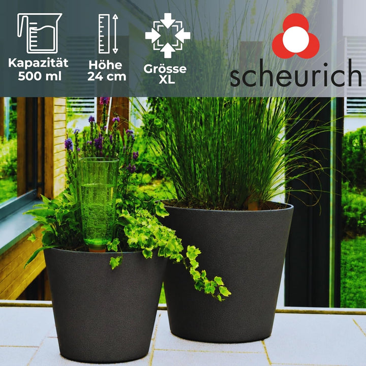 Scheurich Copa XL Bewässerung Wasserspender Bewässerungskugel grün transparent (3, Grün), 3